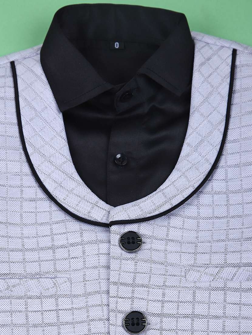 boys checkered three piece suit set - 21679783 -  Standard Image - 2