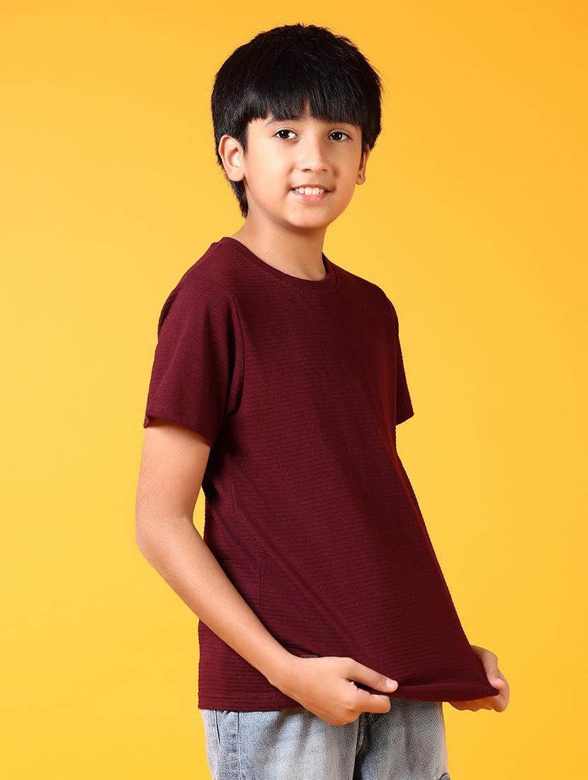 boys short sleeves solid t-shirt - 21679893 - Standard Image - 2