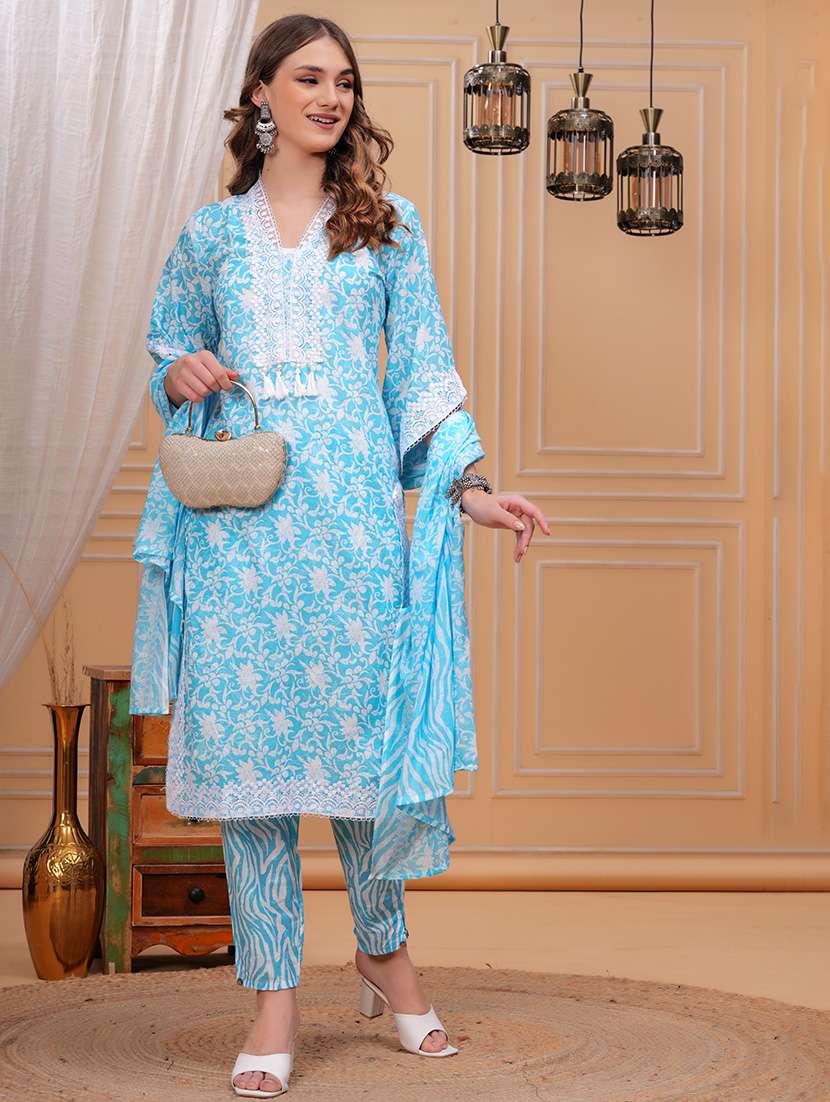 women three quarter sleeve suit set
