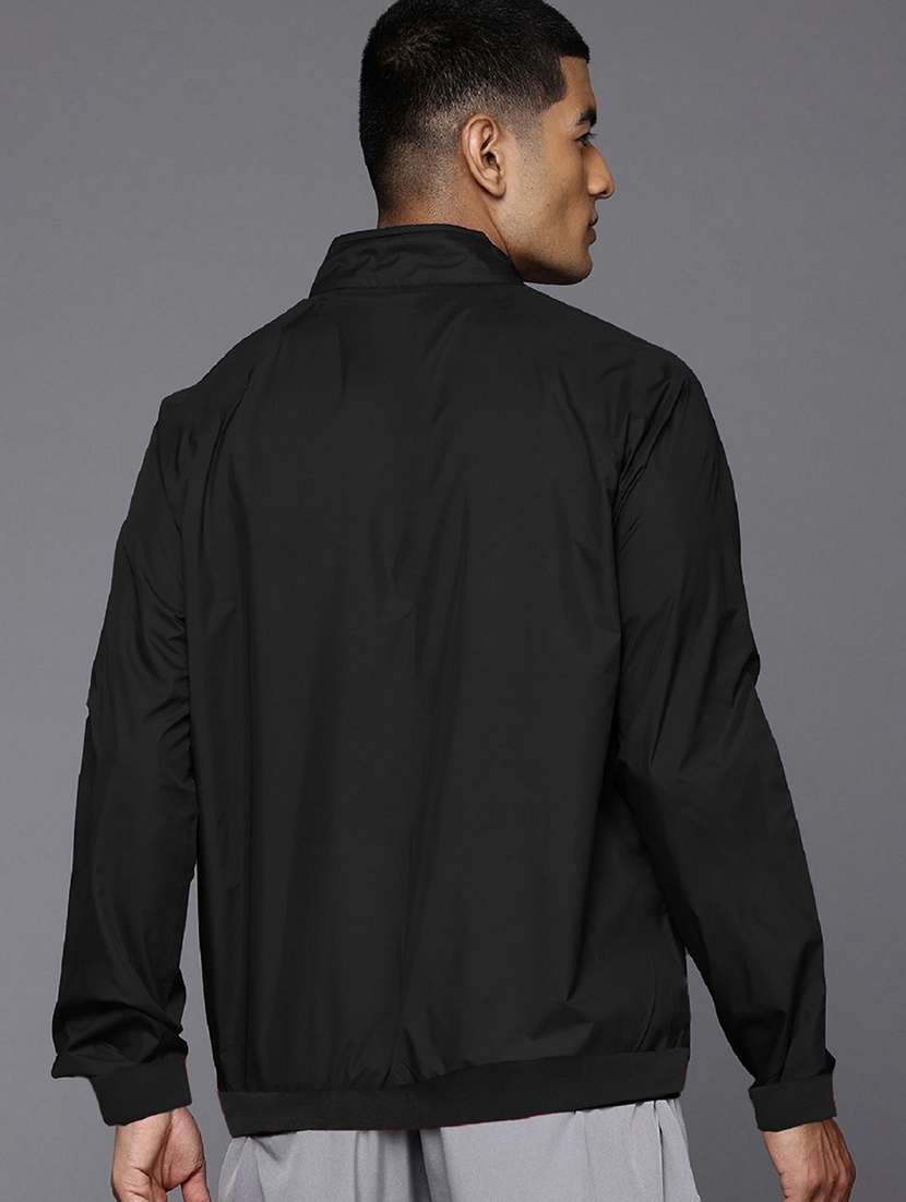 men long sleeves solid bomber jacket - 21680391 -  Standard Image - 2