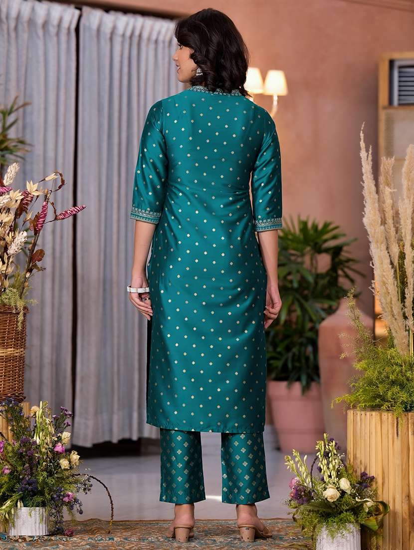 women self design kurta pant set with dupatta - 21680484 - Standard Image - 2