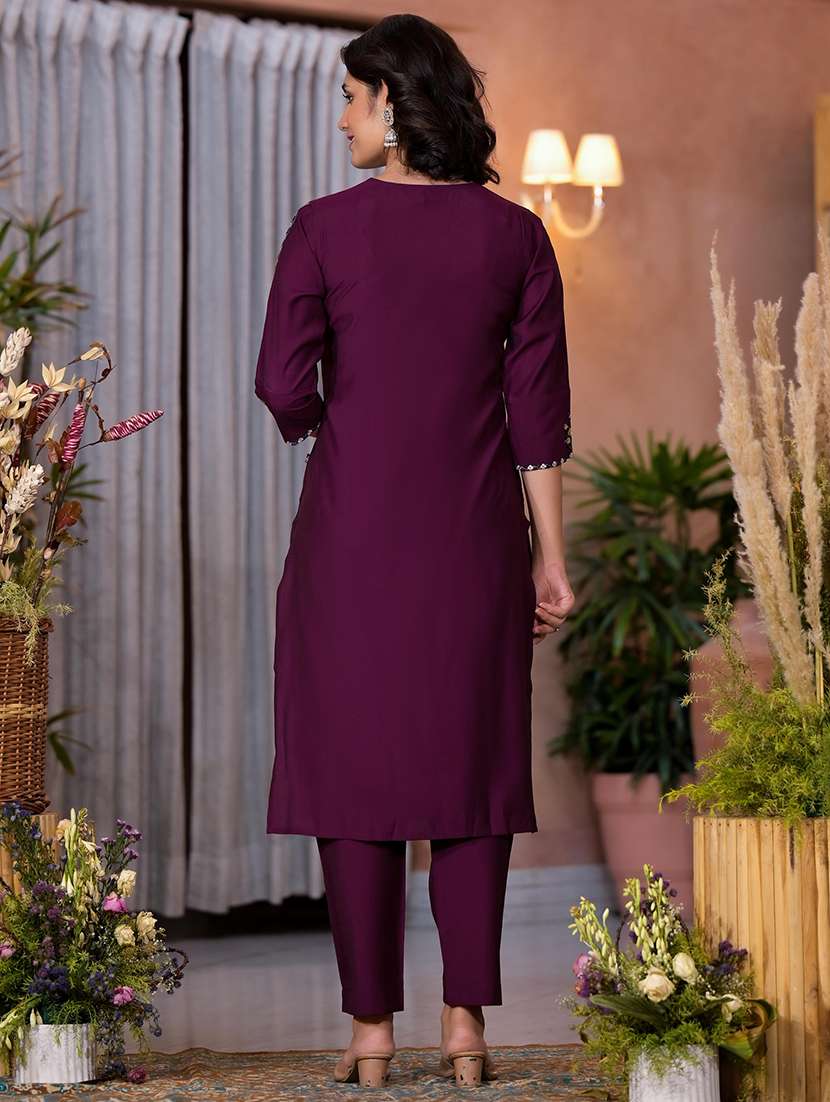 women embroidered kurta pant set with duaptta - 21680512 -  Standard Image - 2