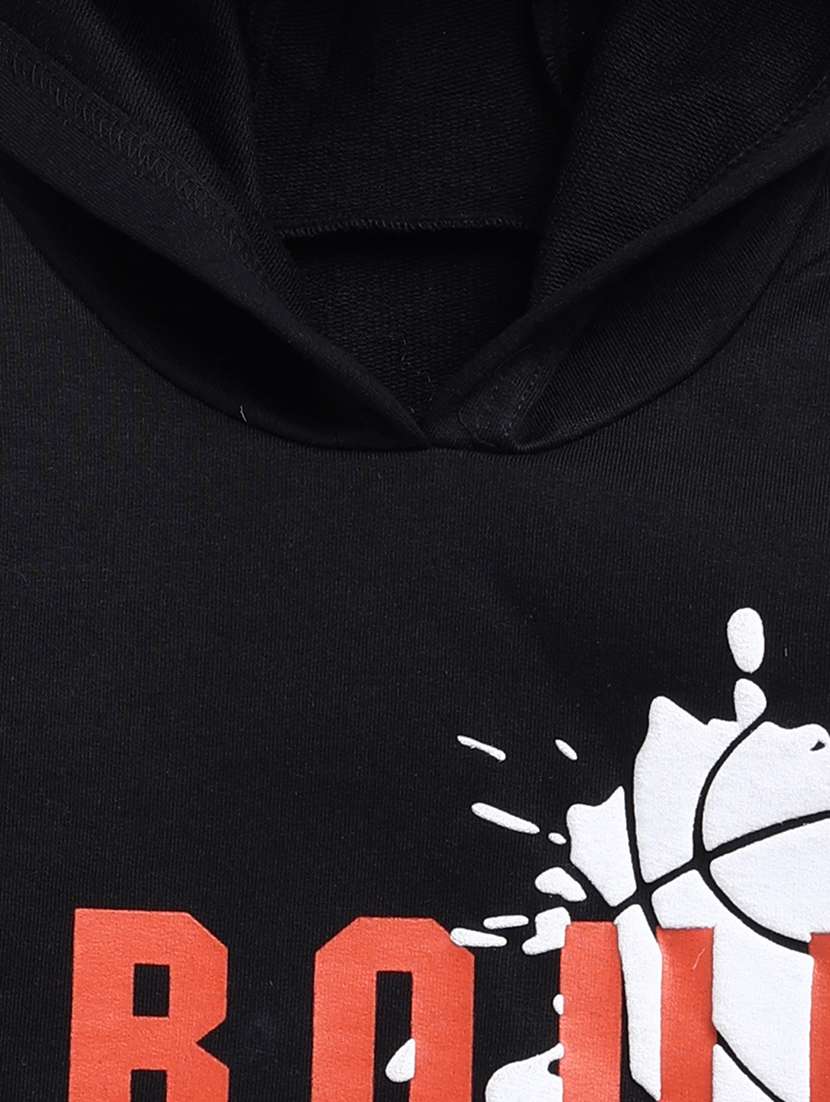 kids color blocked hooded long sleeves sweatshirt - 21680839 -  Standard Image - 2