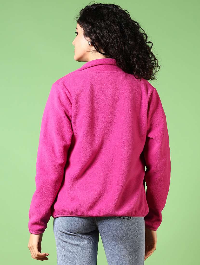 women solid long sleeves sweatshirt - 21681153 -  Standard Image - 2