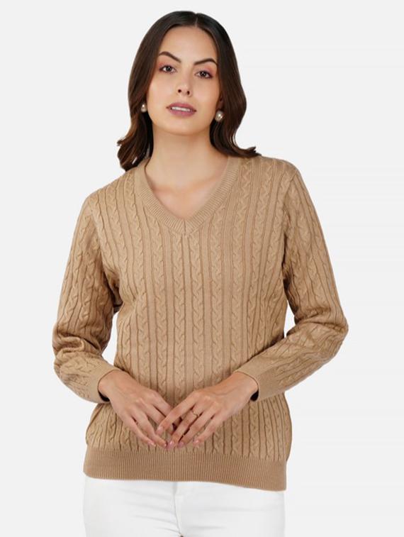women self designed long sleeves pullover - 21681874 - Zoom Image - 0