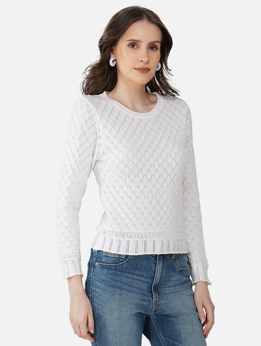 women self designed long sleeves pullover - 21681882 - Standard Image - 2