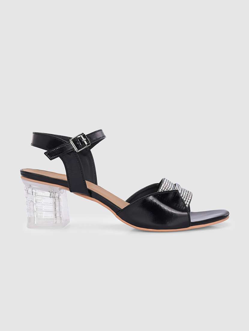women black snkle strap sandal - 21681899 -  Standard Image - 2