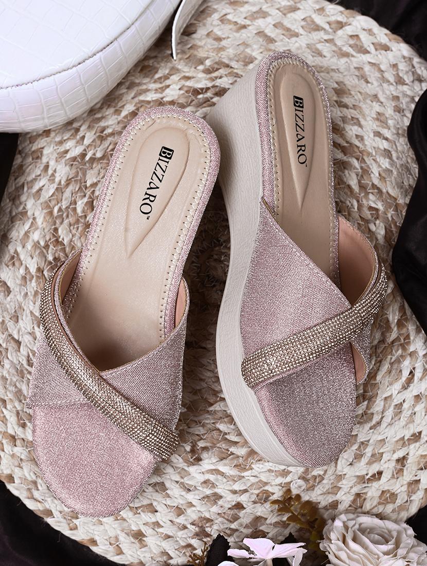 women pink slip on sandal - 21681913 -  Zoom Image - 0