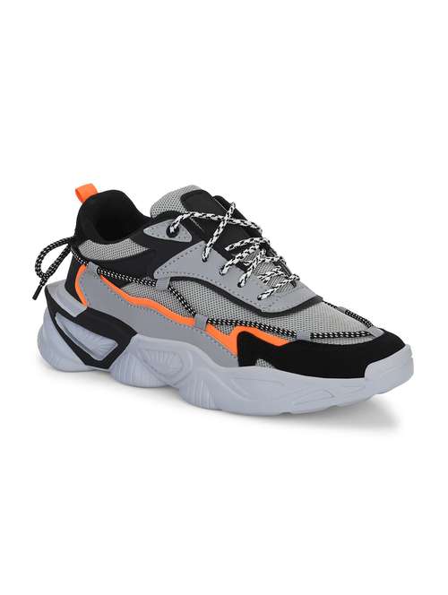 men grey lace up shoe