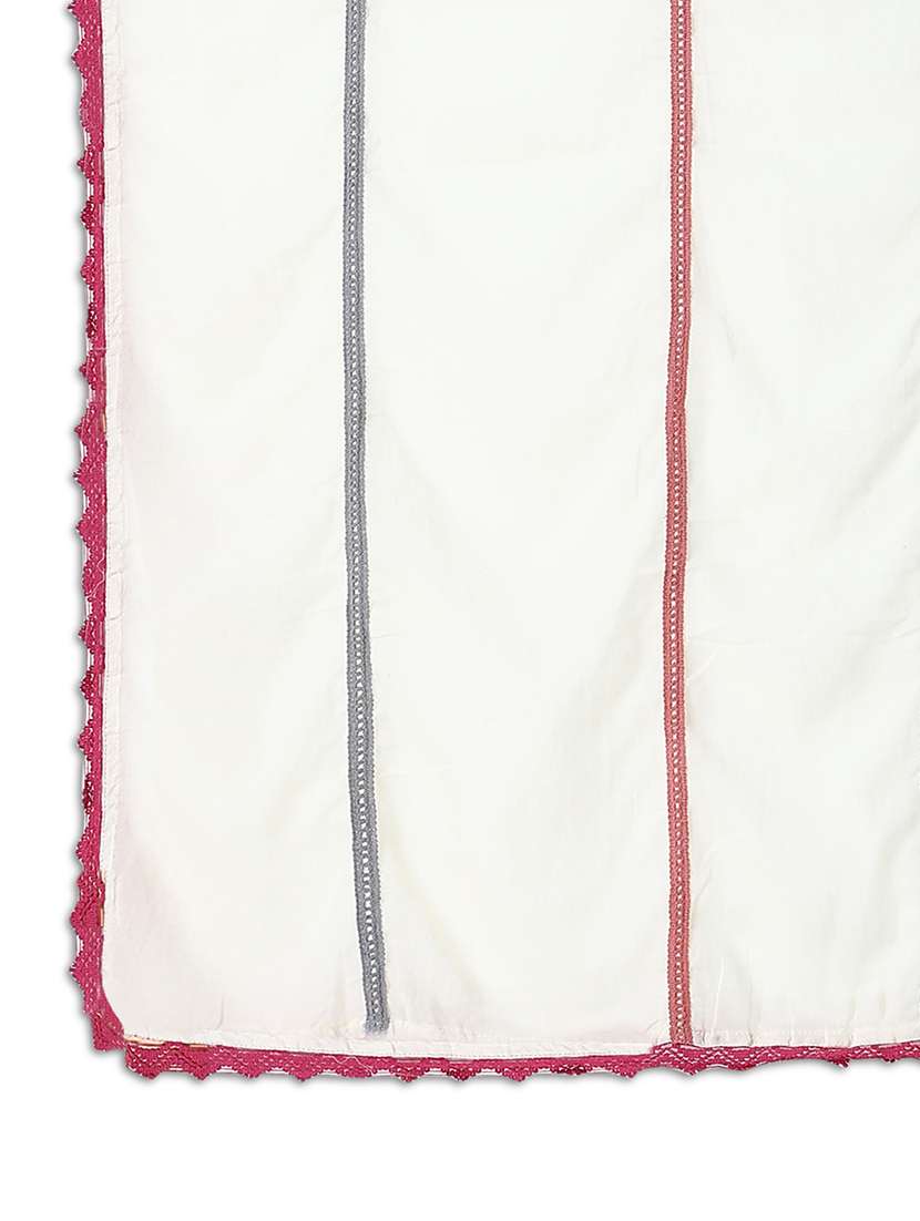 women off white mirror work kurta pant set with dupatta - 21682168 -  Standard Image - 7