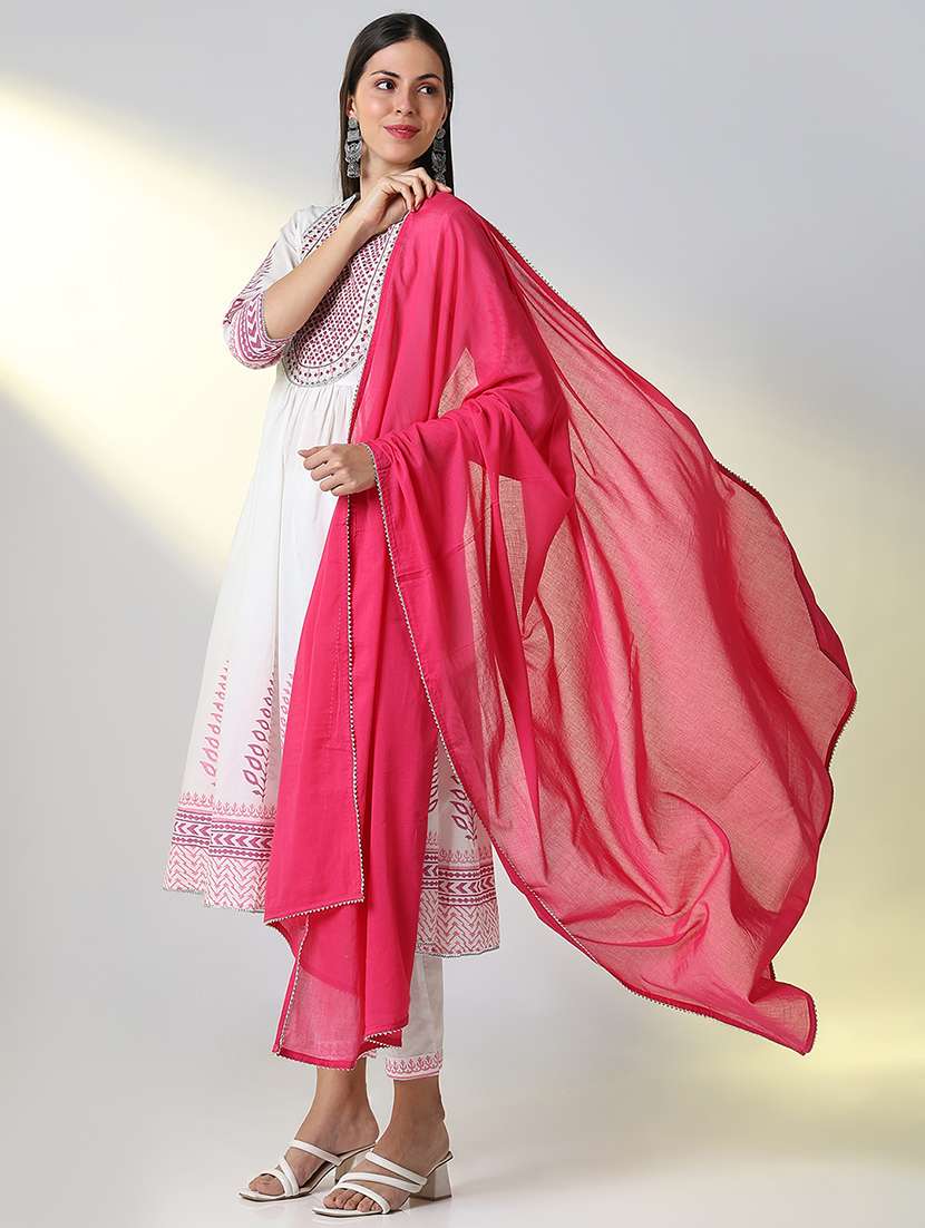 women embroidered kurta pant set with dupatta - 21682181 -  Standard Image - 2