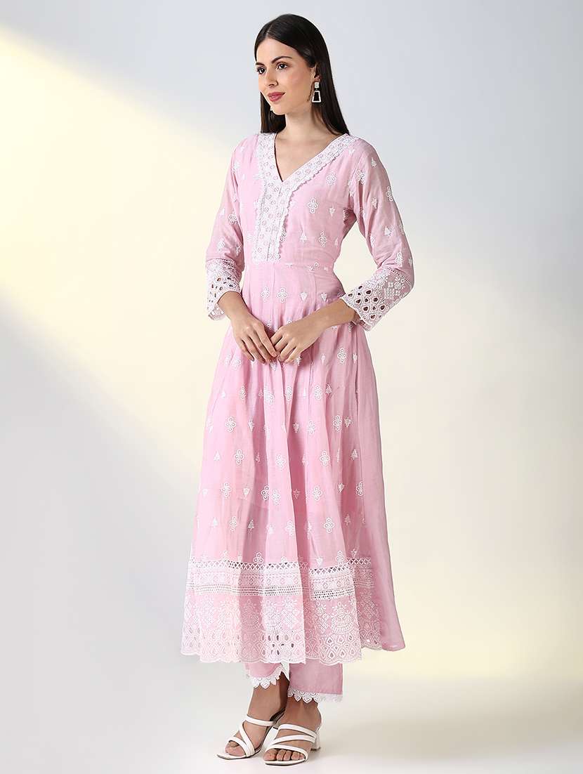 women embroidered kurta pant set with dupatta - 21682203 -  Standard Image - 2