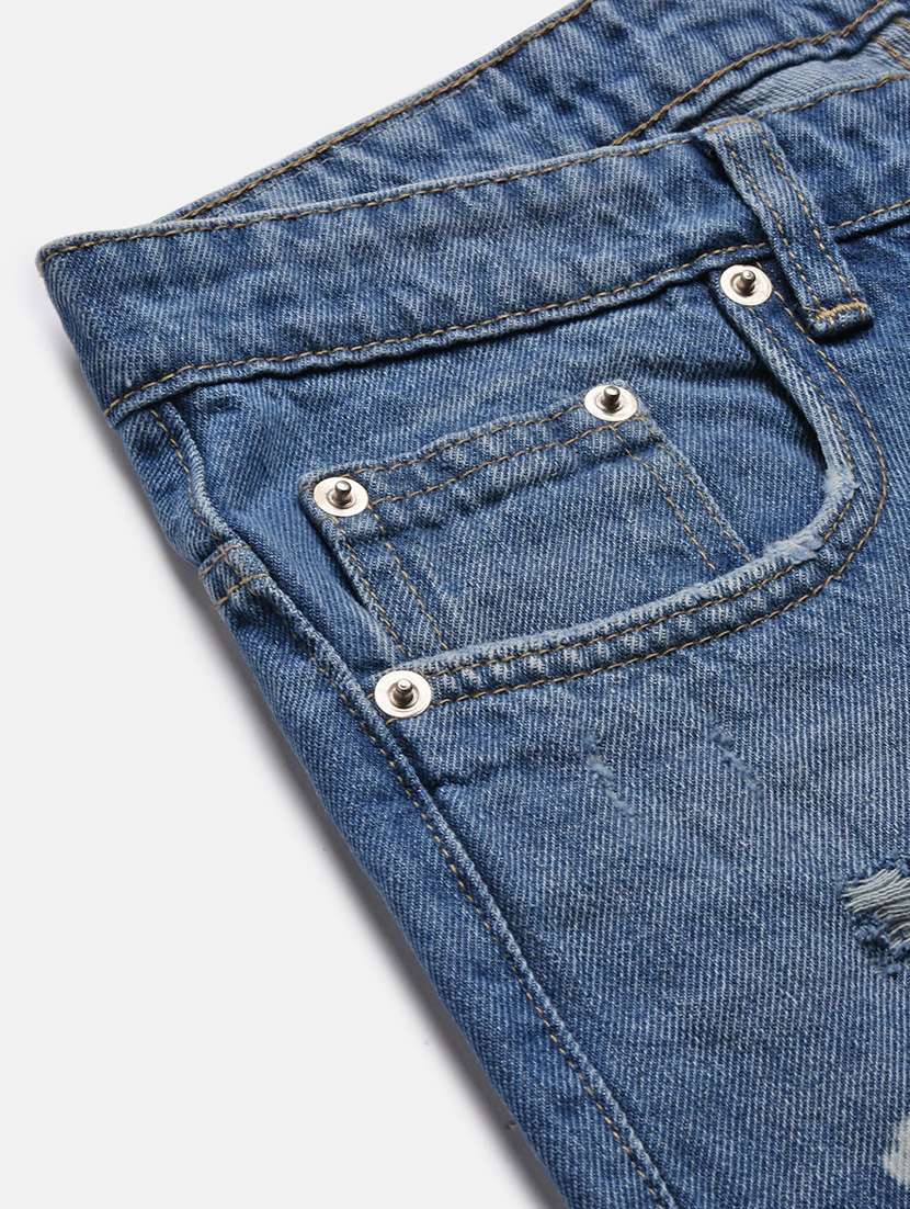 men low rise slim fit distressed jeans - 21682343 -  Standard Image - 7