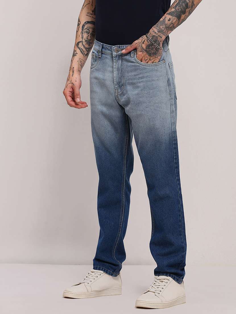 men low rise slim fit washed jeans - 21682347 -  Standard Image - 2