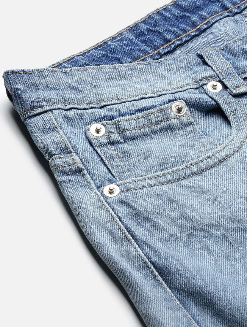 men low rise slim fit washed jeans - 21682347 -  Standard Image - 7