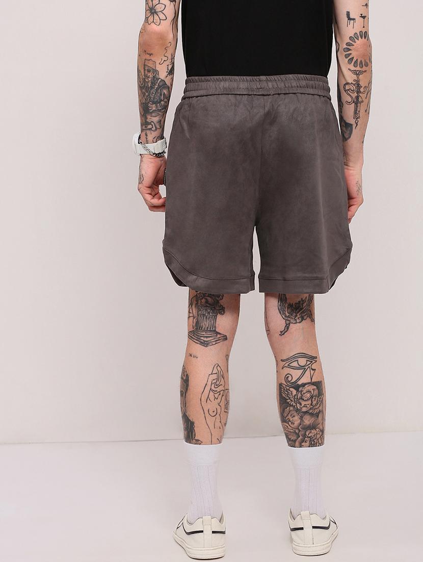 men mid rise solid shorts - 21682398 - Standard Image - 2