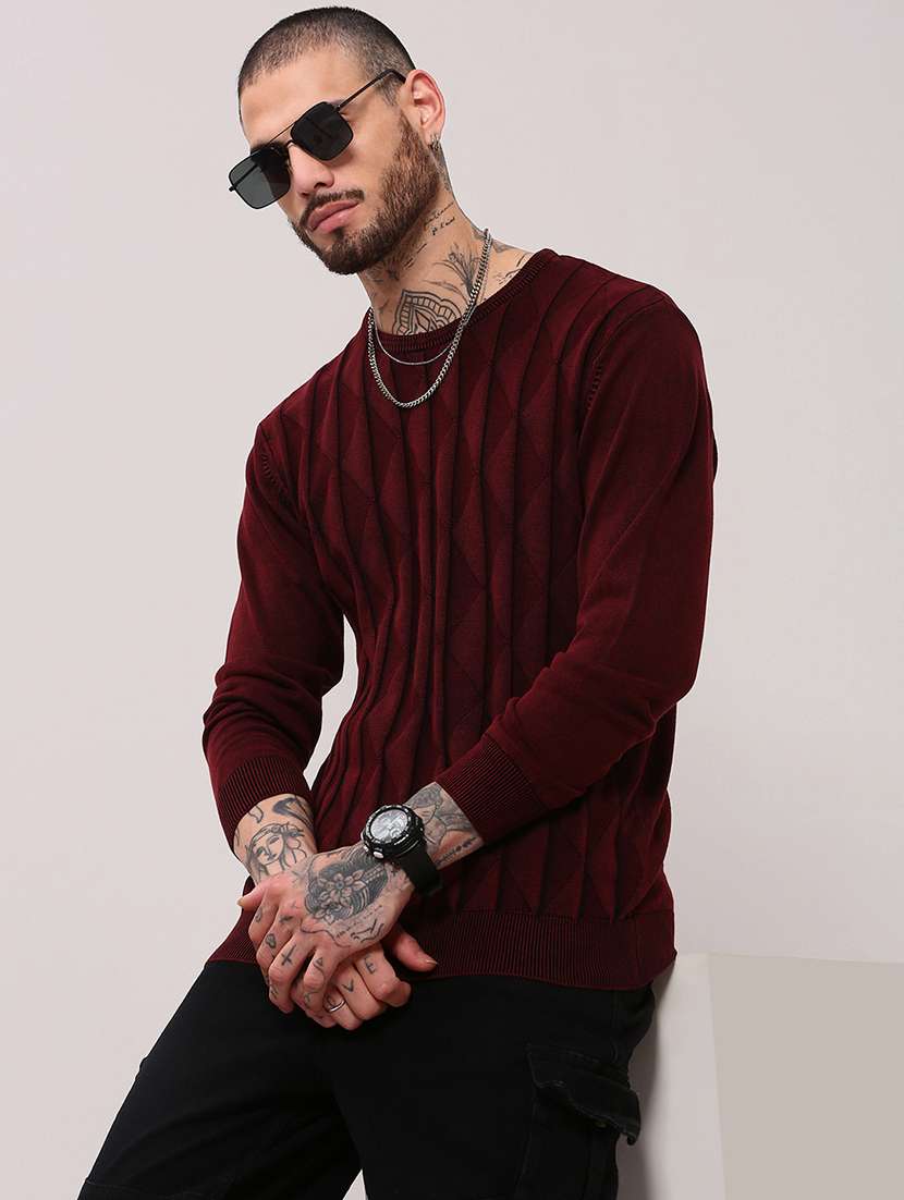 men long sleeves plain pullover - 21682412 -  Standard Image - 2