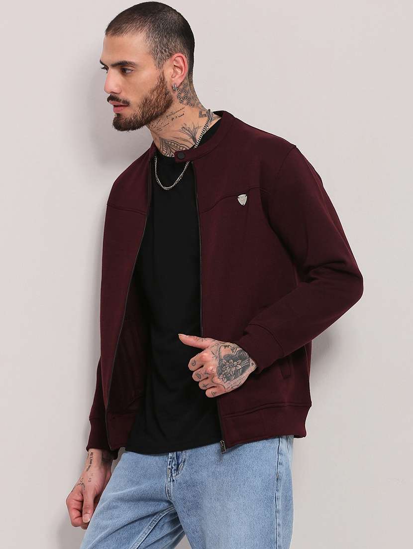 men long sleeves plain sweatshirt - 21682438 - Standard Image - 2