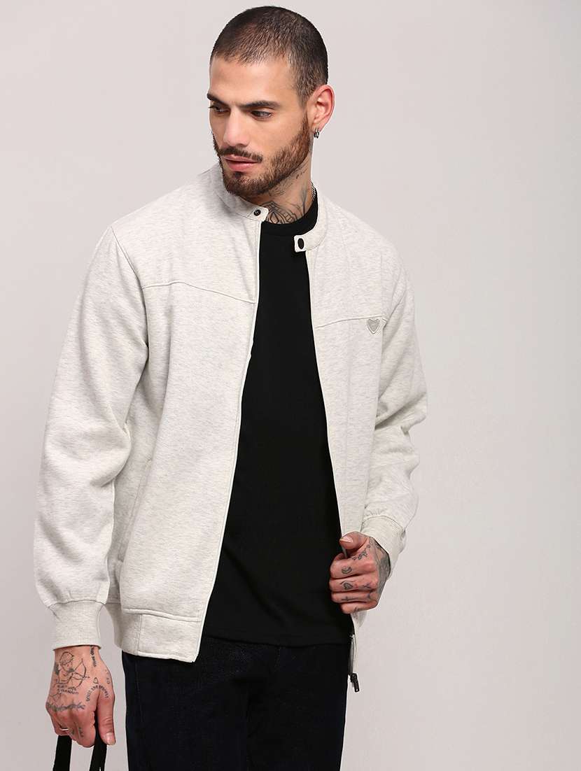 men long sleeves plain sweatshirt - 21682439 - Standard Image - 2