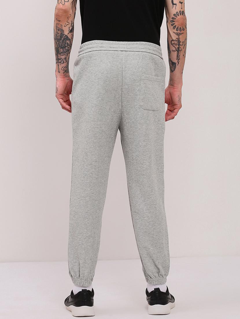 men mid rise solid joggers - 21682442 - Standard Image - 2