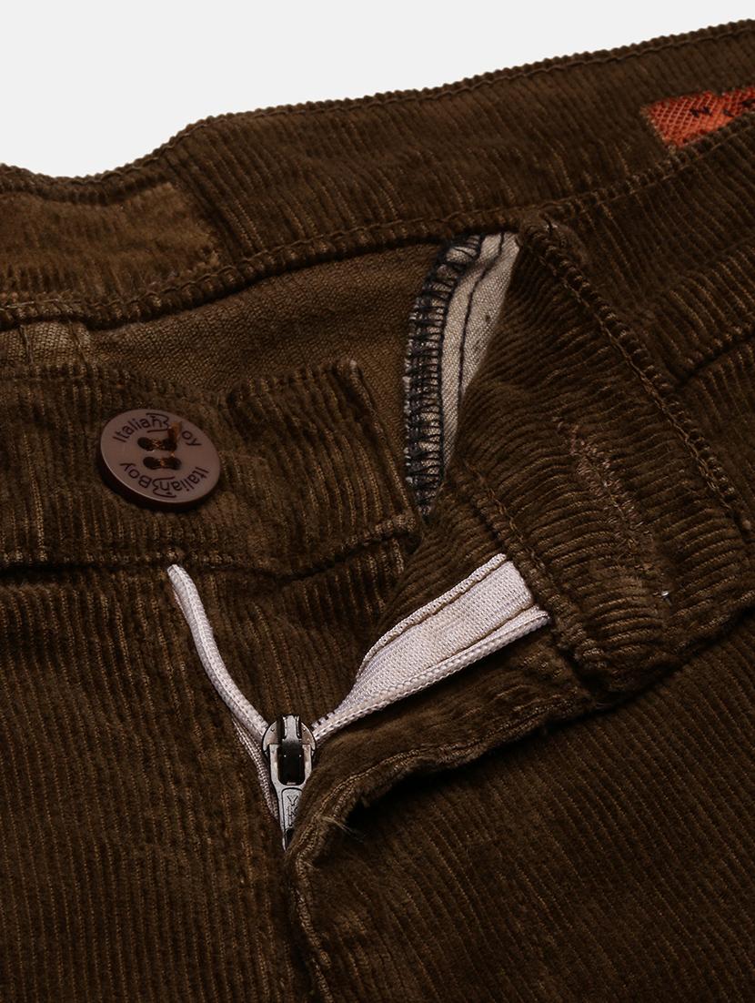 men low rise solid cordurory trouser - 21682447 - Standard Image - 7