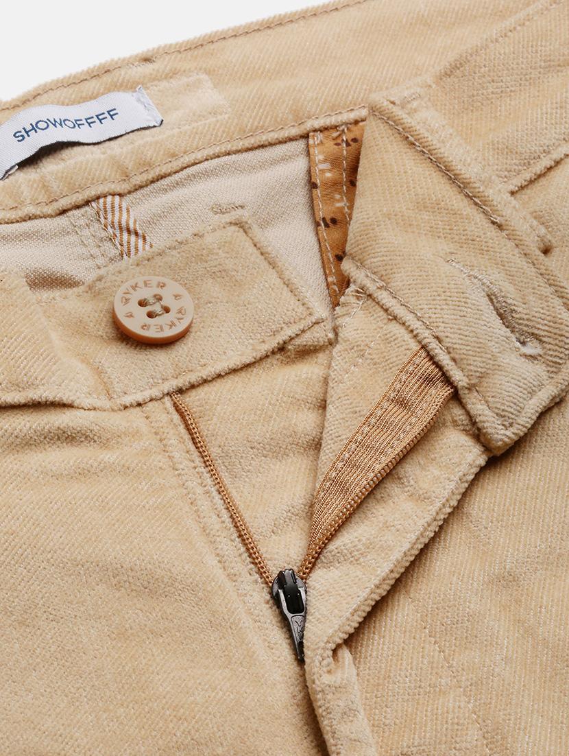 men low rise solid chinos - 21682454 - Standard Image - 7