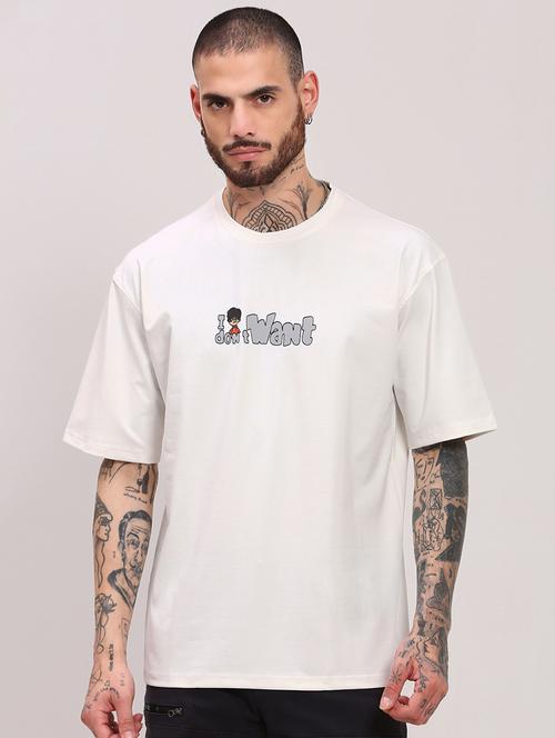 men round neck front & back print t-shirt - 21682489 - Standard Image - 0