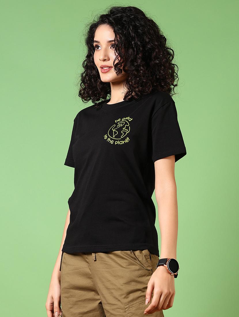 women printed round neck t-shirt - 21682912 - Standard Image - 2