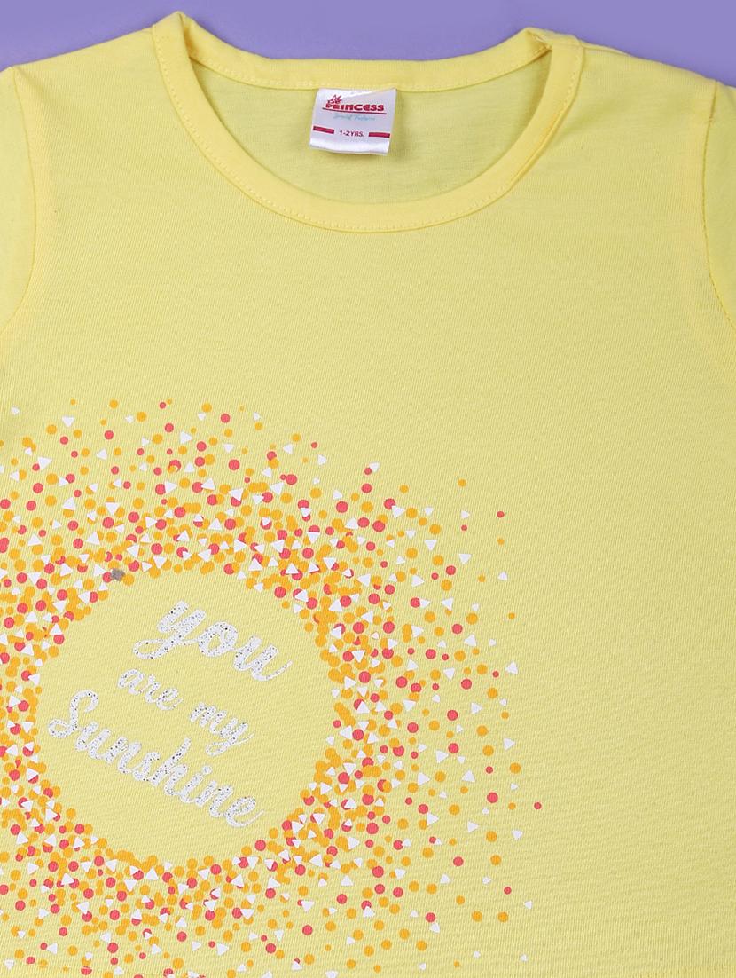 girls printed top & bottom shorts sets - 21682919 - Standard Image - 2