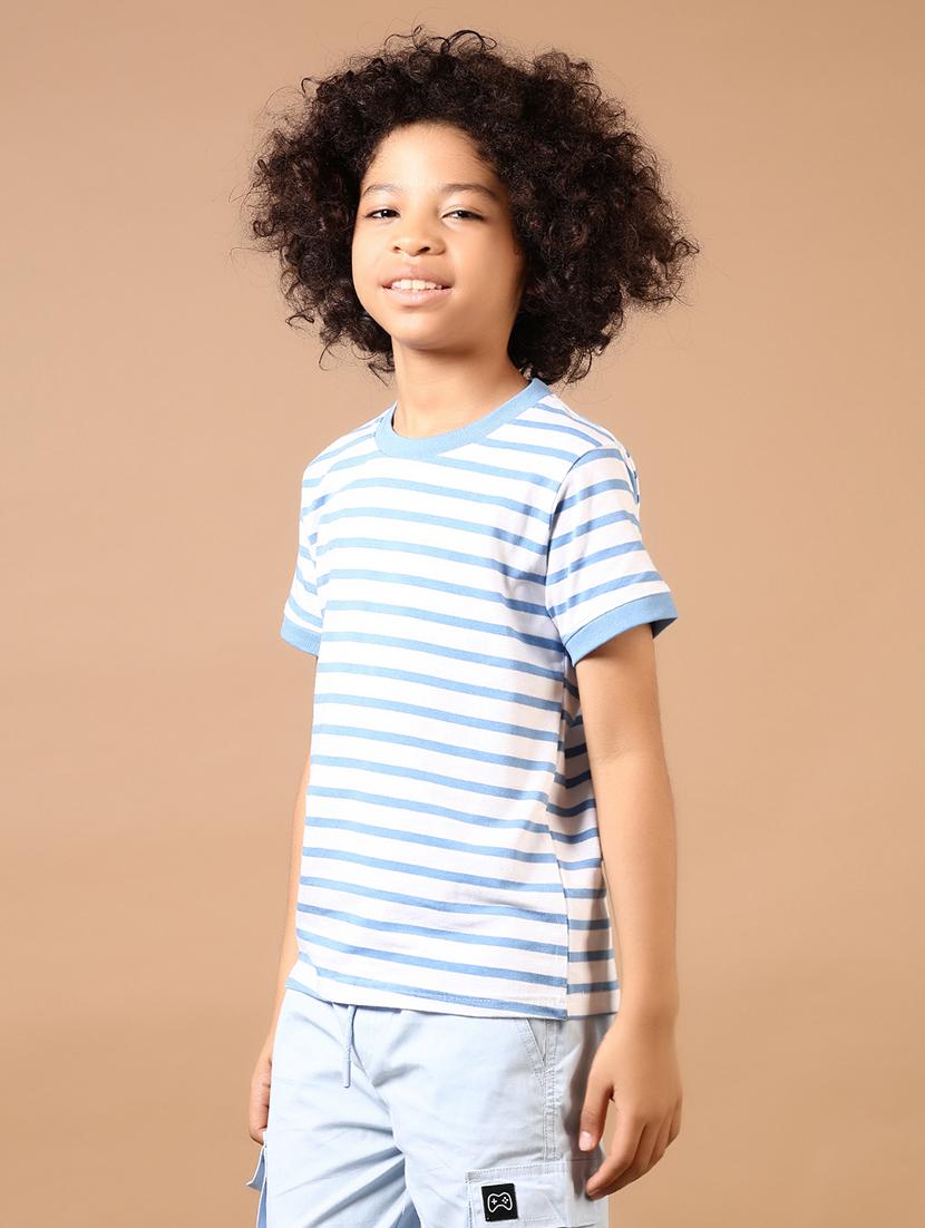 boys striped short sleeves t-shirt - 21682929 - Standard Image - 2