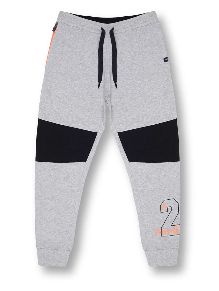 boys color block cotton jogger