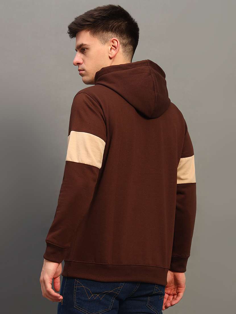 men color block long sleeve sweatshirt - 21683217 - Standard Image - 2