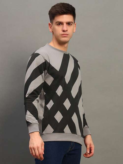men long sleeves printed sweatshirt - 21683224 -  Standard Image - 0