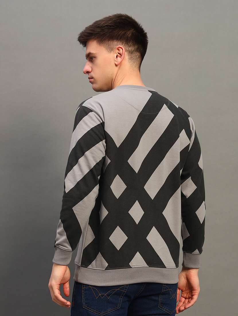 men long sleeves printed sweatshirt - 21683224 -  Standard Image - 2