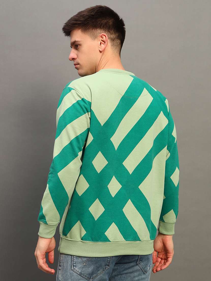 men long sleeves printed sweatshirt - 21683227 - Standard Image - 2