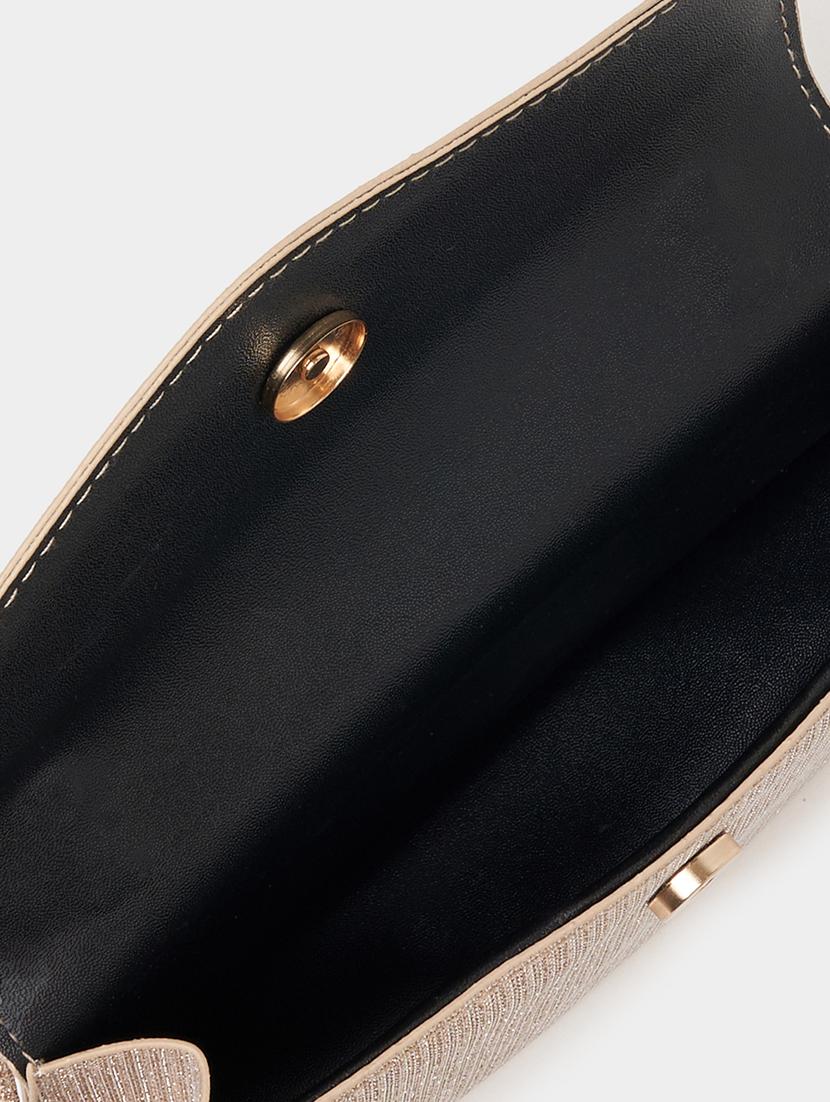 cream textured sling bag - 21683328 - Standard Image - 2