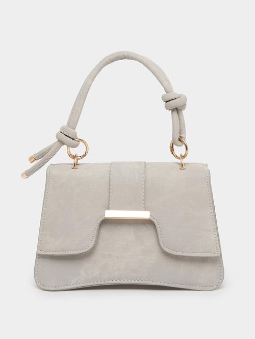 grey pu sling bag - 21683330 -  Standard Image - 0