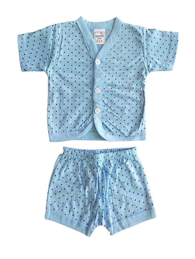 kids printed cotton shorts twin sets combo - 21683446 -  Standard Image - 2