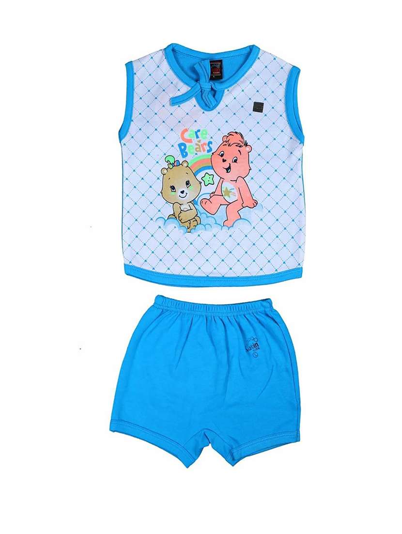 kids printed cotton shorts twin sets combo - 21683460 -  Standard Image - 2