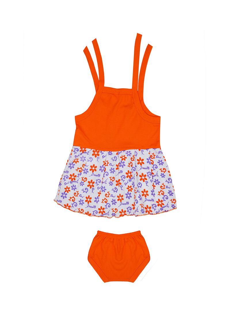 girls printed frock & bloomer combo - 21683506 - Standard Image - 2