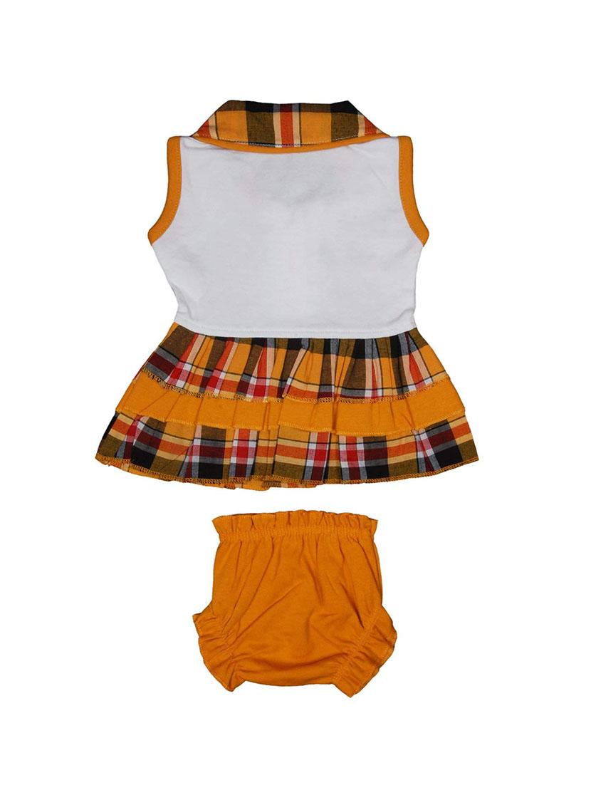 girls printed frock & bloomer combo - 21683516 - Standard Image - 2