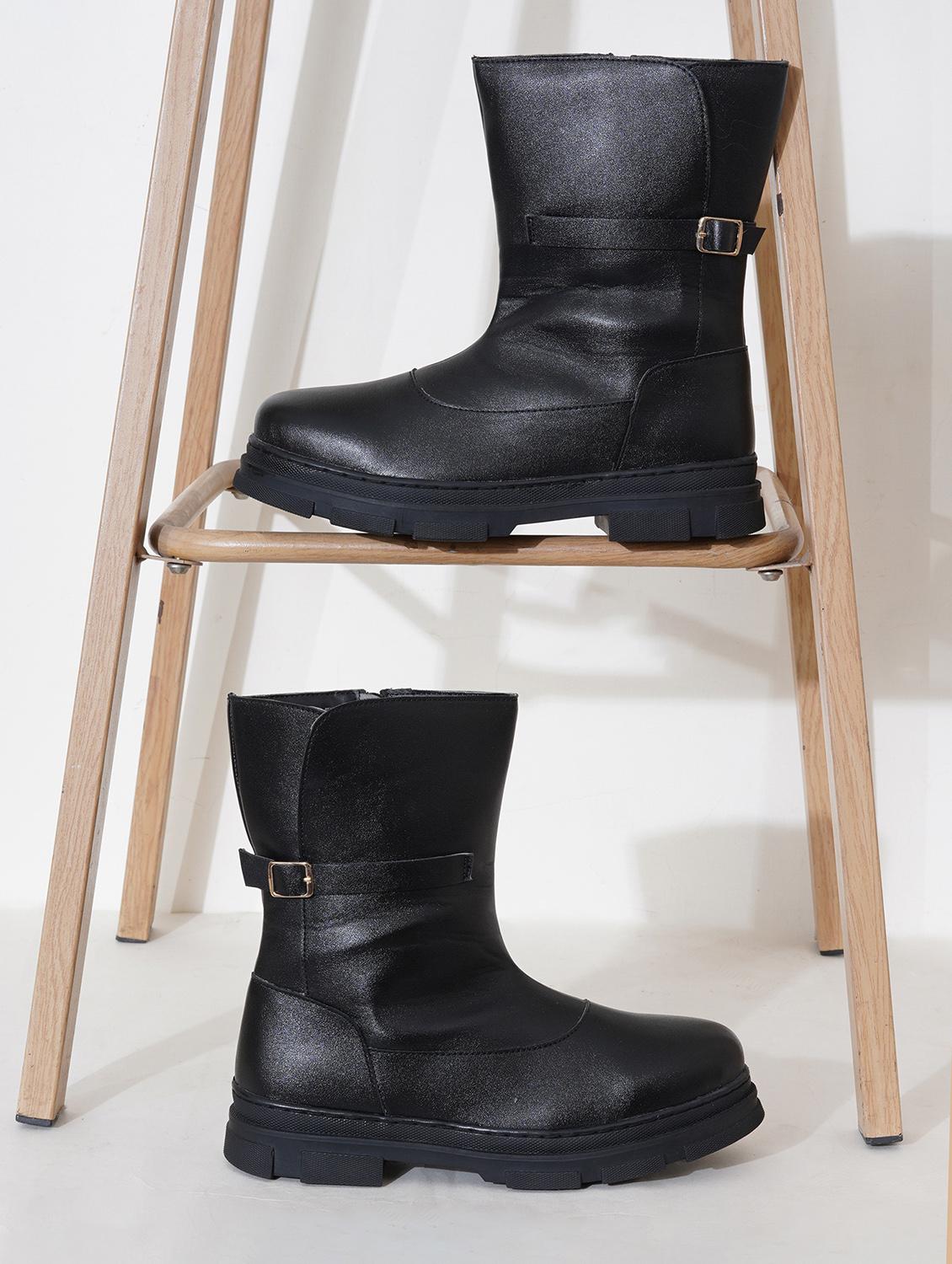 women black ankle length boot - 21683585 - Zoom Image - 0
