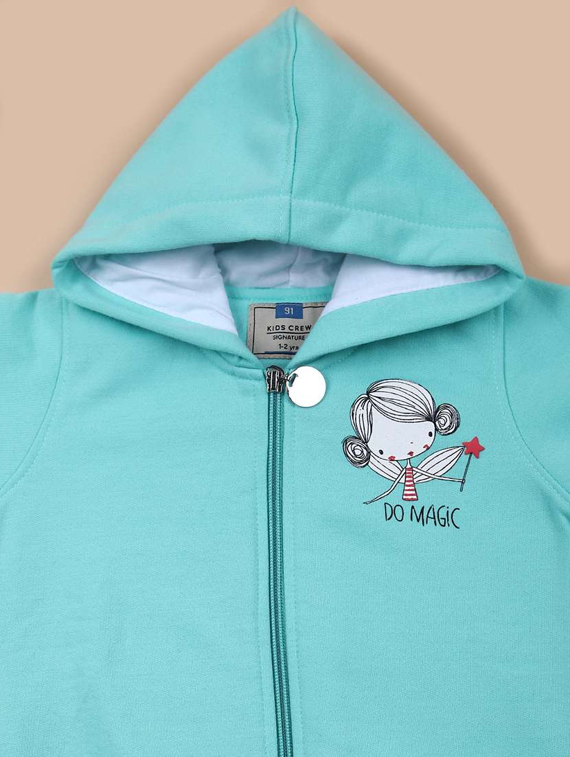 girls long sleeves front & back print sweatshirt - 21683662 -  Standard Image - 2