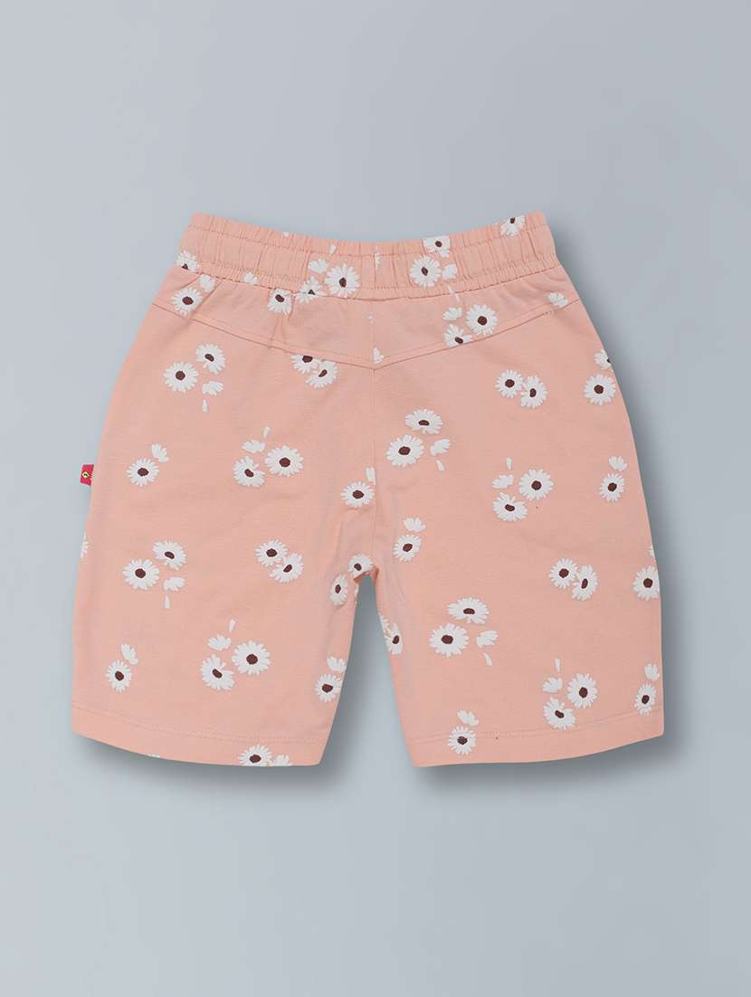 girls mid rise cotton shorts  - 21683893 -  Standard Image - 2