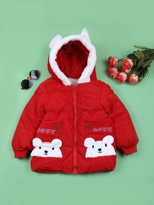 girls quilted long sleeve jacket - 21684088 -  Standard Image - 0