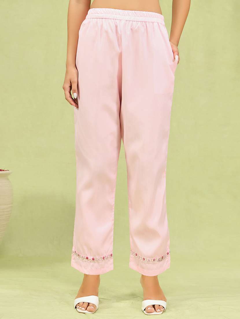 women three quarter sleeve kurta pant with dupatta set - 21684166 - Standard Image - 2