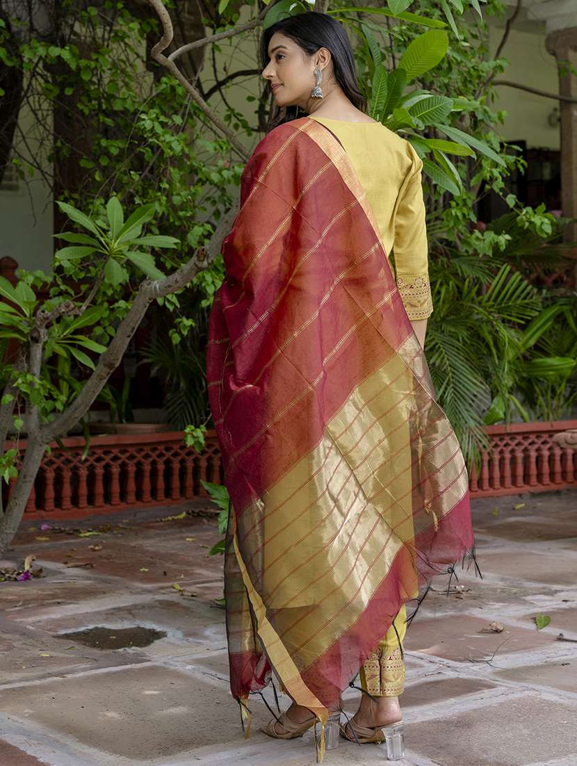 women three quarter sleeve suit set - 21684235 -  Standard Image - 2