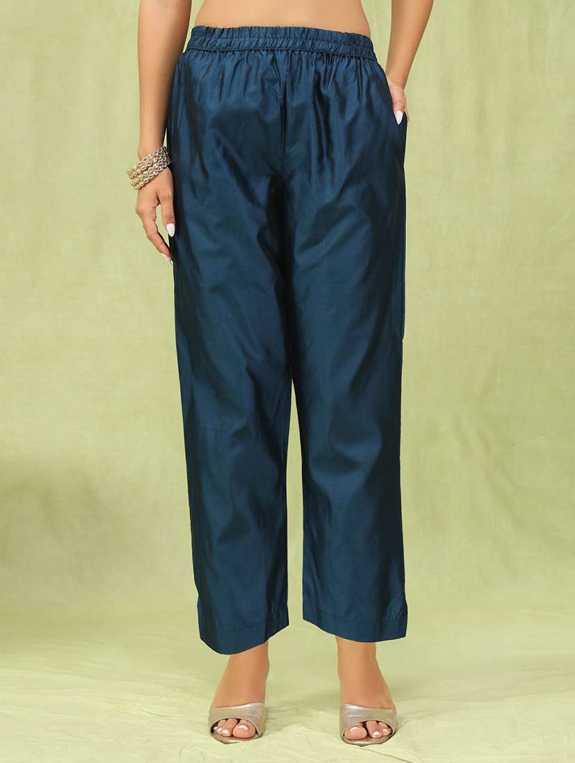 women three quarter sleeve kurta pant with dupatta set - 21684360 -  Standard Image - 2