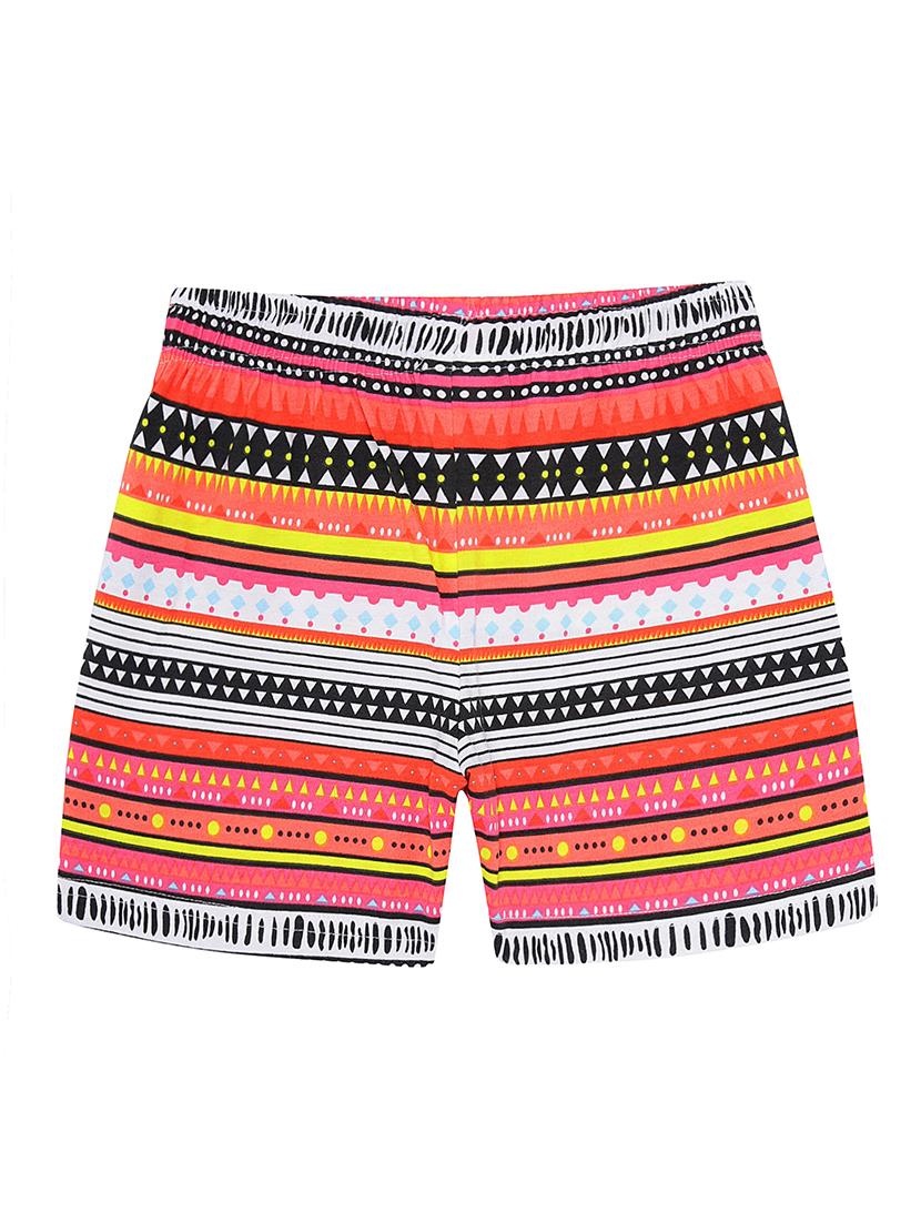 girls pack of 2 printed shorts - 21684724 - Standard Image - 2