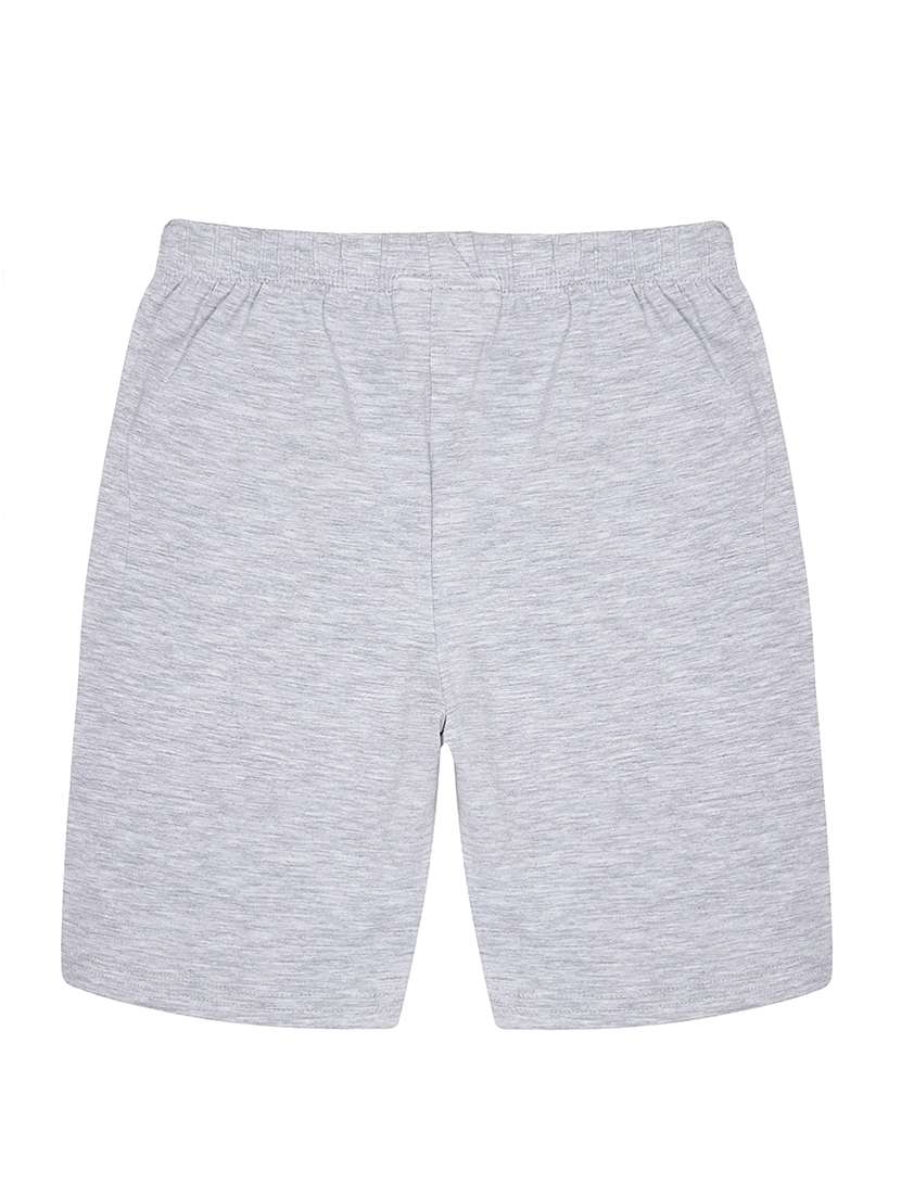 kids pack of 3 solid cotton shorts - 21684725 -  Standard Image - 2